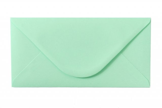 Sobres DIN largo, verde pastel