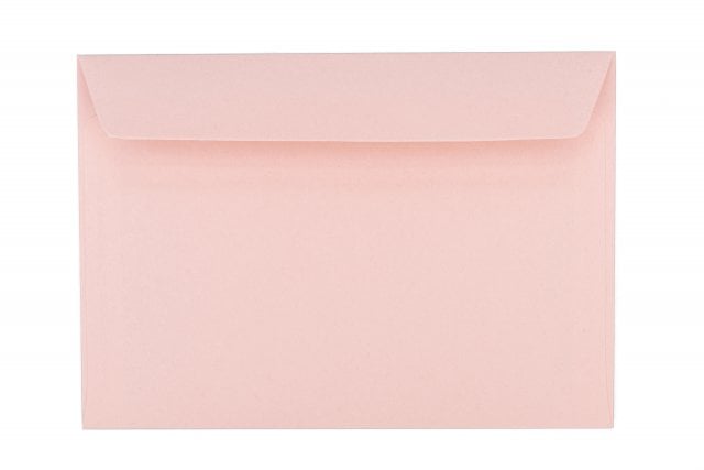 Sobres DIN C6 adhesivos, rosa pálido