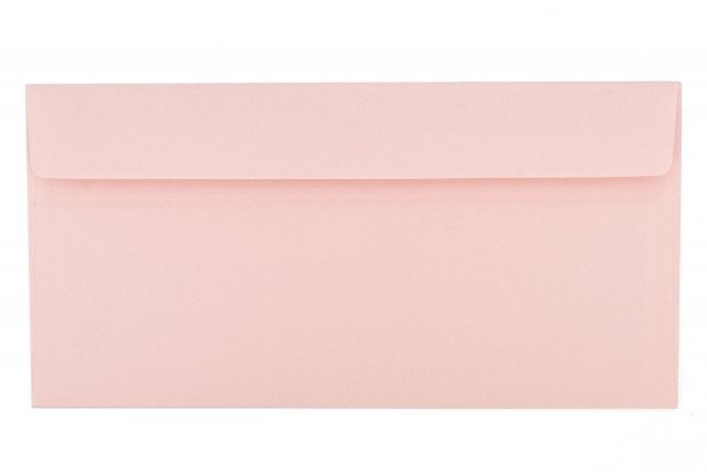 Sobres DIN adhesivo largo, rosa pálido