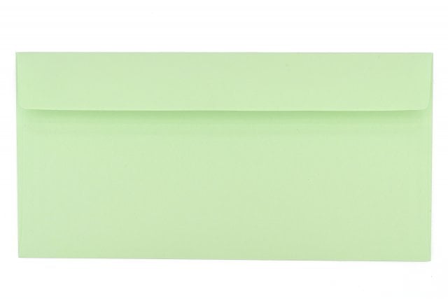 Sobres DIN adhesivo largo, verde claro