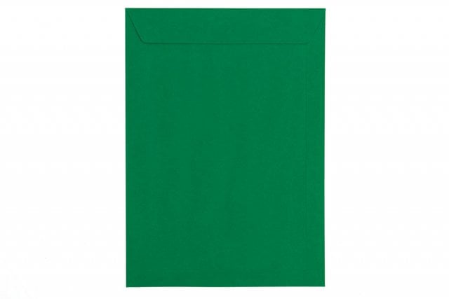 Sobres DIN C4 adhesivos, verde oscuro