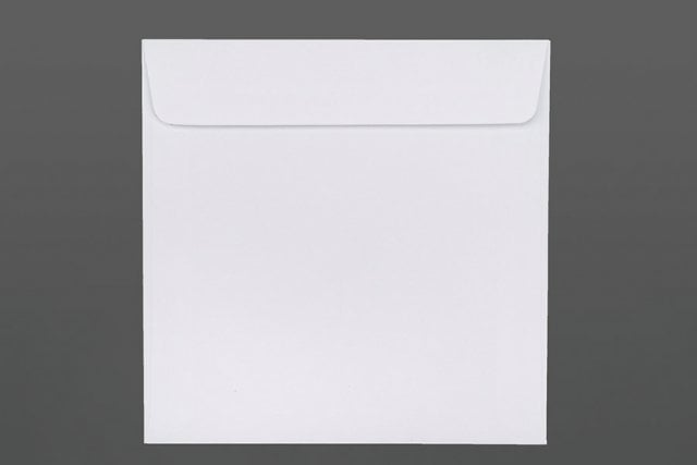 Sobres cuadrados 160x160 mm, blancos