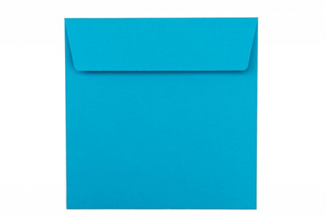 Sobres cuadrados 160x160 mm, azules