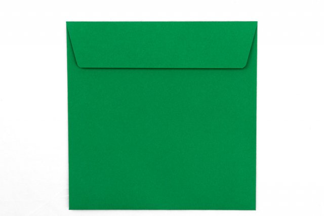 Sobres cuadrados 160x160 mm, verdes