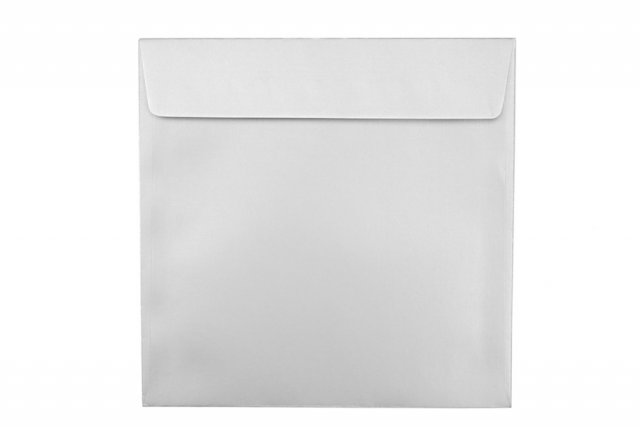 Sobres cuadrados 160x160 mm, plata