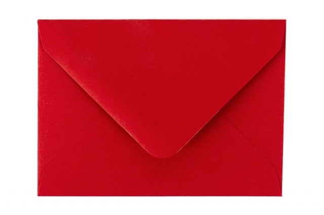 Sobres DIN C7, rojo oscuro