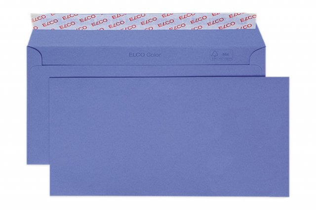 Sobres Elco DIN largo+ adhesivo, morado