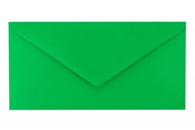 Sobres DIN largo, verde
