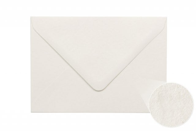 Sobres DIN C6, blanco, textura martillada