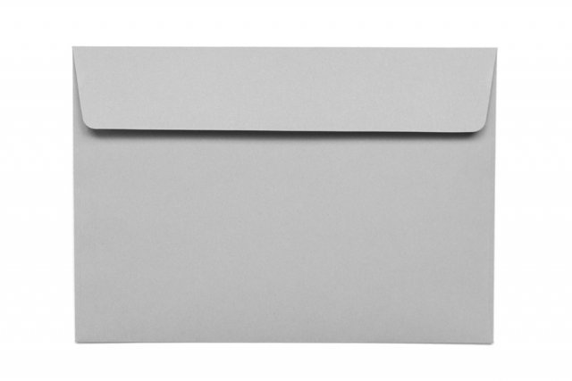 Sobres DIN C6 adhesivos, gris claro