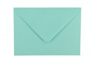 Sobres DIN B6, azul-verde