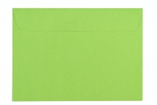 Sobres DIN C5 adhesivos, verdes