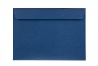 Sobres DIN C5 adhesivos, impresión azul oscuro