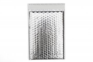 Sobres DIN C5 acolchados, plata
