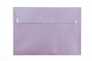 Sobres DIN C6 adhesivos, nácar morado