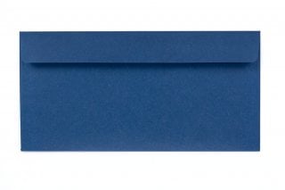 Sobres DIN largo adhesivo, impresión azul oscuro