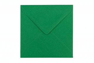 Sobres cuadrados 130x130 mm, verde oscuro