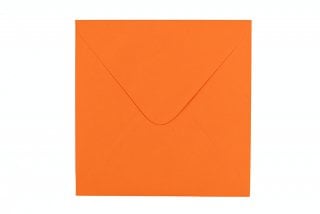 Sobres cuadrados 155x155 mm, naranja