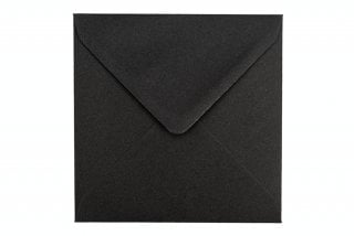 Sobres cuadrados 155x155 mm, negros