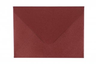 Sobres DIN C7, nácar rojo