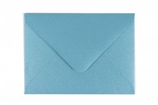 Sobres DIN C7, azul nacarado