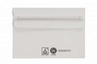 Sobres DIN C6, gris reciclado