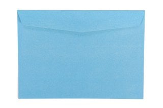 Sobres DIN B6, azul reciclado