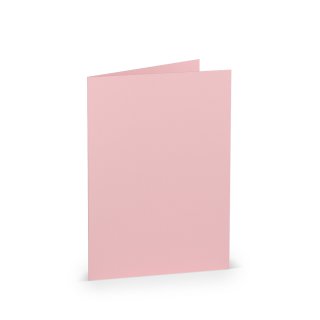 Tarjetas plegables DIN A6, rosa