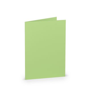 Tarjetas plegables DIN A6, verde menta