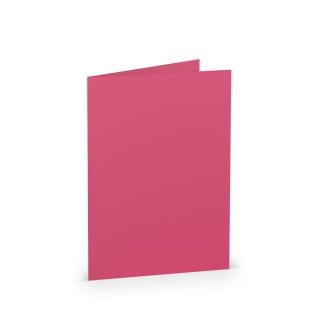Tarjetas plegables DIN A6, rosa