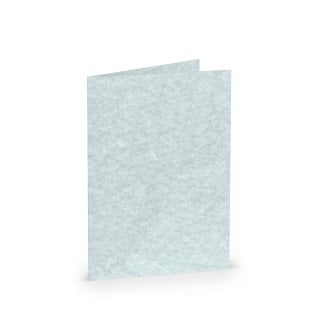 Tarjetas plegables DIN A6, azul aguamarina jaspeado