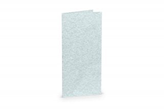 Tarjetas plegables DIN largo, azul aguamarina jaspeado