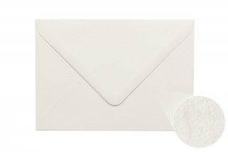 Sobres DIN B6, blanco, textura martillada