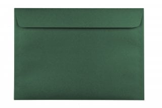 Sobres DIN C5 adhesivos sensibles a la presión, impresión verde oscuro