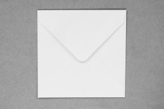 Sobres cuadrados 110x110 mm, blancos