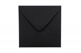 Sobres cuadrados 110x110 mm, negros