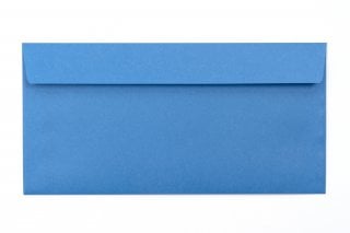 Sobres DIN largo adhesivo, impresión azul