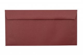 Sobres DIN largo+, impresión rojo oscuro