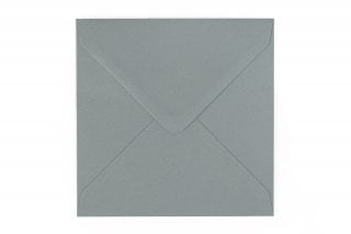 Sobres cuadrados 140x140 mm, gris oscuro
