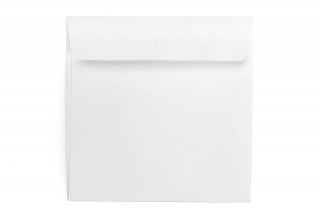 Sobres cuadrados 220x220 mm, blancos