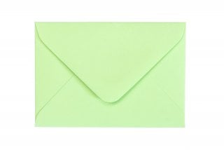 Sobres 65x94mm, verde claro