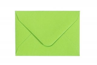 Sobres 65x94mm, verde