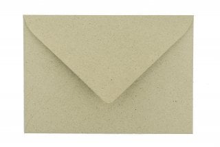 Sobres DIN C6, papel hierba