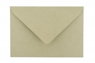 Sobres DIN C7, papel hierba