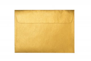 Sobres DIN B6 adhesivos, dorados