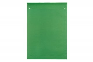 Sobres DIN C4 adhesivos, impresos en verde