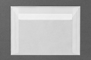 Sobres DIN B6 adhesivos, transparentes