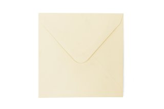 Sobres cuadrados 110x110 mm, crema