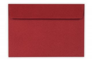 Sobres DIN C6 adhesivos, rojo oscuro
