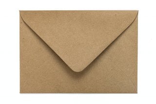 Sobres DIN C6, papel kraft